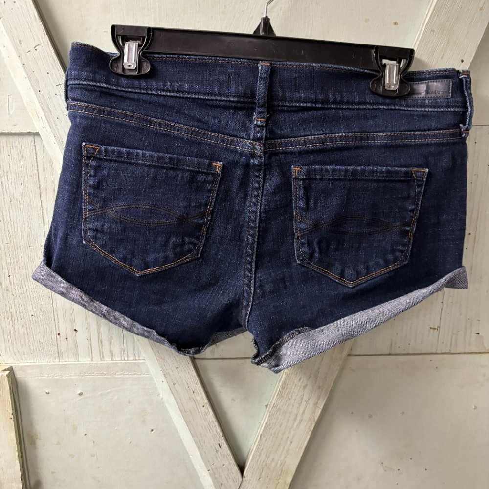 Abercrombie & Fitch Denim Shorts Size‎ 2 W 27 - Picture 8 of 14